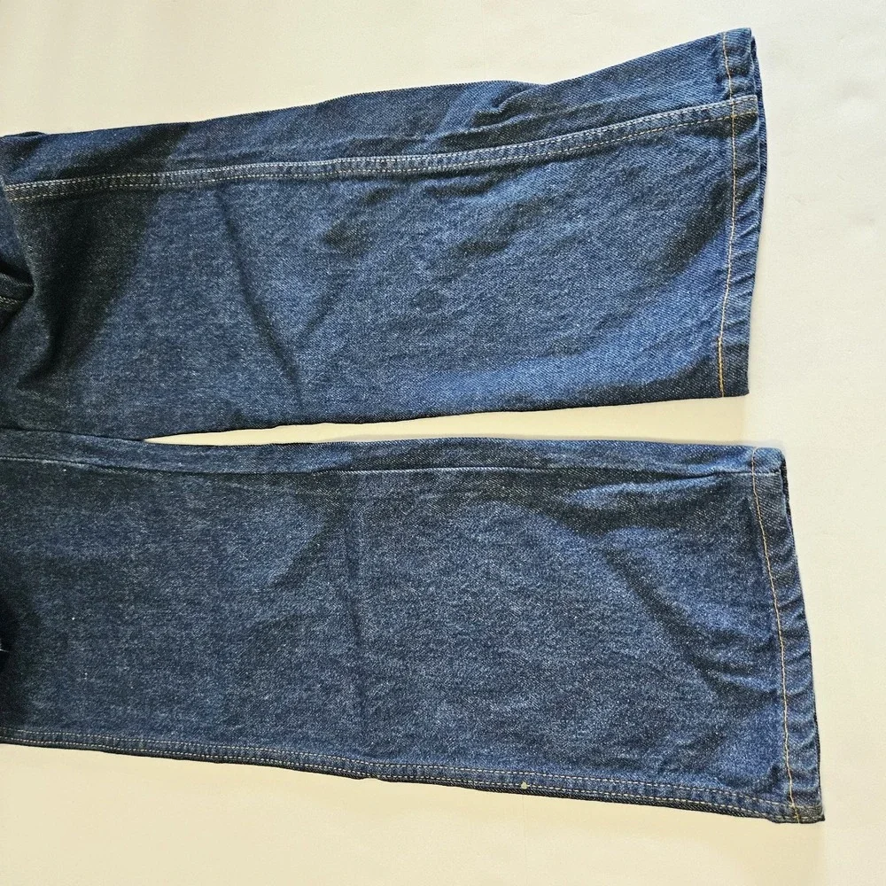 Vintage 90s Wrangler American Hero Regular Fit 38x34 Blue Denim Jeans NWT